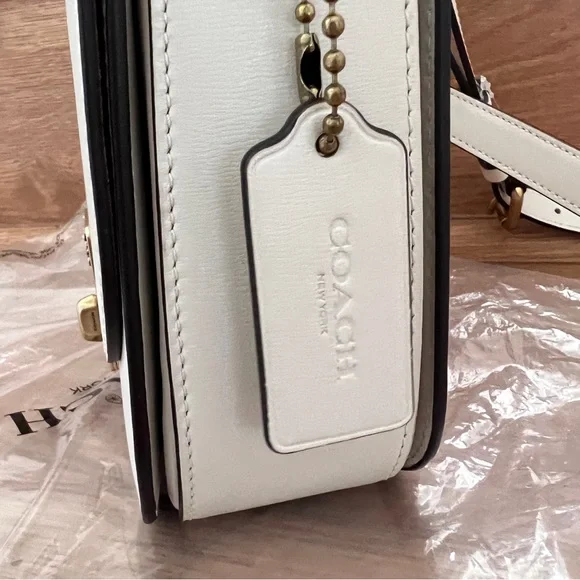 Coach Hutton Saddle Bag 610 Chalk